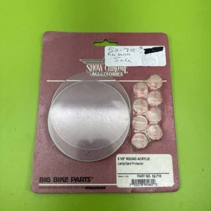 SHOW CROMO ~ 52-718 A ~ 3 1/3” Protector de lámpara redondo ~ GL1800 luces antiniebla - Imagen 1 de 5