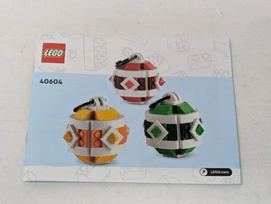 LEGO Christmas Decor -Manual Only - 40604 - Picture 1 of 1