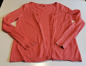 S.Oliver Strickjacke Orange Coral Gr. 40 Strick Jacke - Bild 1 von 9