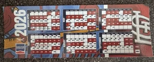 St Louis Cardinals 2026 Magnetic Schedule - SGA 9/20/25 - NEW 2026 Magnet - Picture 1 of 1
