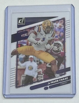 2023 Panini Chronicles Draft Picks #7 Ja'Marr Chase Clearly Donruss Bengals - Image 1 of 4