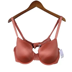 NUEVO 40D Auden Cobertura Completa Forrado Camiseta Sujetador UW Desteñido Rosa Sueño - Imagen 1 de 7