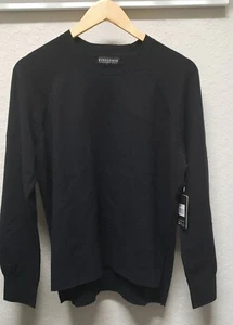 P.J. Salvage Black Crew Neck Oversized Sweater - Size Small - NWT - Picture 1 of 4