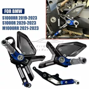 Foot Pegs Rearsets For BMW S1000RR 2019-2023 S1000R 2020+ M1000RR 2021- - Picture 1 of 7
