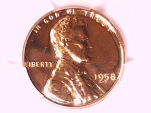 1958 Proof Lincoln Wheat Cent Penny PCGS PR 67 RD 42457909 - Picture 1 of 3