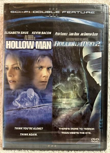 Hollow Man 1 & 2 BRAND NEW DVD Elisabeth Shue Kevin Bacon Christian Slater - Foto 1 di 2