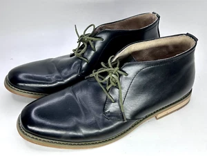 Men’s Deer Stags Black Leather Oxford Shoes 10.5W | Dress Casual Business Work - Picture 1 of 6