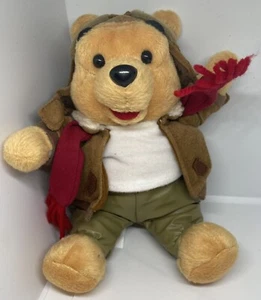 Walt Disney Winnie The Pooh Aviator Pilot 9” Stuffed Animal Plush - Picture 1 of 2