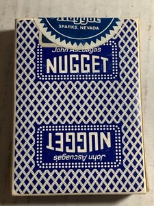 Tarjetas de juego de casino John Ascuagas Nugget Sparks Nevada SELLADAS - Imagen 1 de 2