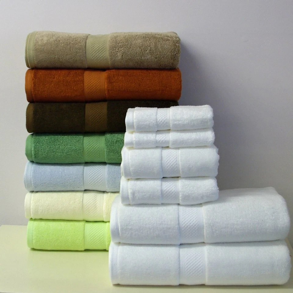 Luxury Bamboo Towels 6 Piece Super Soft Bamboo Cotton Blend  - Image 1 of 1