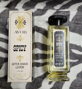 Avon SPICY After Shave Lotion 2 oz Bottle - 1970's - Picture 1 of 4