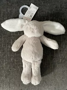 Tesco Fred & Flo Grey Blue & White Bunny Soft Toy F&F Rabbit Toy BNWT NEW - Picture 1 of 4