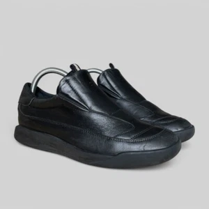 Gucci Herren Vintage Schwarz Leder Slipper Freizeit Sneaker Gr. 39 (passt 40 2/3) - Bild 1 von 19