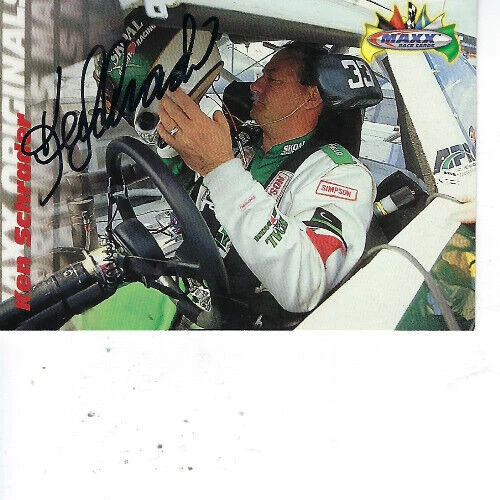 KEN SCHRADER SIGNED 1997 MAXX RACING #116 - NASCAR - Image 1 of 1