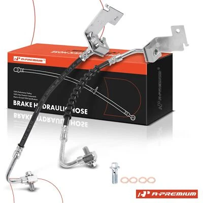 A-Premium 2x 制动液压软管后部适用于别克 Rendezvous 02-07 Pontiac Aztek — 第 1/4 张图片