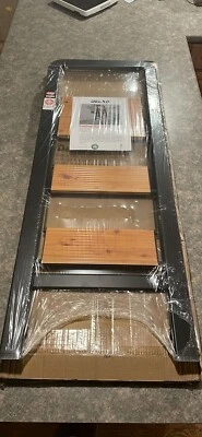 3 Step Ladder Aluminum Folding Step Stool,Lightweight Woodgrain Finish Ladder - Image 1 of 4