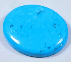 27 CT SUPERB SLEEPING BEAUTY TURQUOISE OVAL CABOCHON GEMSTONE FJ-639 - Picture 1 of 5