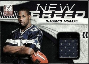 DeMARCO MURRAY 2011 ELITE CAMISETA USADA JUGADOR NUEVA RAZA #/299 - R00KIE - Imagen 1 de 1