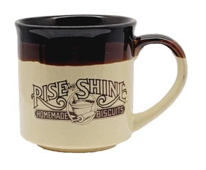 Hardees Rise and Shine Homemade Bisquit Coffee Mug 80s 1984 Vintage Cup - Picture 1 of 17