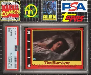 1979 Topps Alien - 84 Ripley / The Survivor - PSA 8 NM-MT - Picture 1 of 4