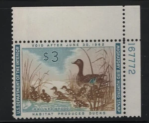 RW28 VF-XF original gum mint never hinged with nice color cv $ 95 ! see pic ! - Picture 1 of 1