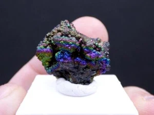 FDMINERALS: TOP Iridescent GOETHITE - La Lapilla Mine - Tharsis - Spain - esp344 - Picture 1 of 8