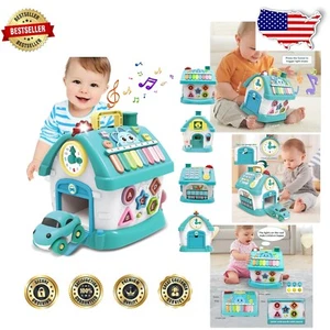 Interactive 8-in-1 Musical House Toy for 12-18  - Perfect for Learning - Picture 1 of 9