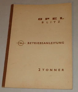 Betriebsanleitung Opel Blitz 2 Tonner Stand 09/1964 - Bild 1 von 1