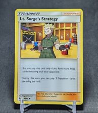 Lt. Surge's Strategy Regular Uncommon 2019 Hidden Fates Pokemon TCG Card 60/68