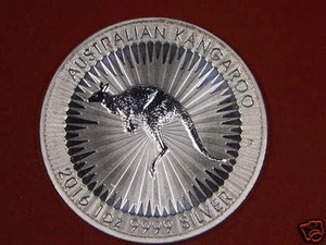 2016-P Australia 1 oz $1 .9999 Fine Silver Kangaroo Australian Mint Kangaroo - Picture 1 of 4