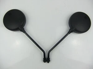 MOTORCYCLE MIRRORS PAIR 10mm RIGHT HAND MIRRORS For HONDA KAWASAKI SUZUKI CB - Picture 1 of 3