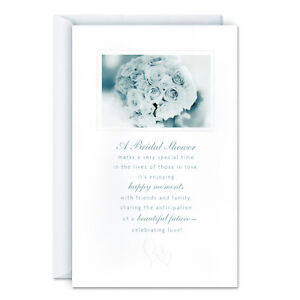 Heartfelt BRIDAL SHOWER CONGRATULATIONS Card by American Greetings + Envelope