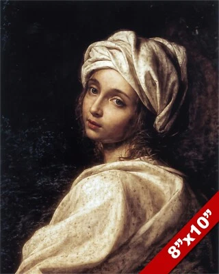 BEATRICE CENCI PORTRAIT HOMAGE ITALIAN WOMAN PAINTING ART REAL CANVAS PRINT