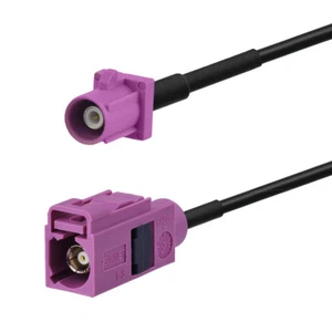 Car Stereo Satellite Radio Antenna Adapter Cable,Fakra H Pink Extension Cable 2m - Picture 1 of 3