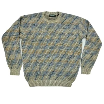 Tundra Canada Mens Knit Sweater XL Blue Multicolor Long Sleeve Pullover - Image 1 of 4