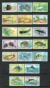 ST VINCENT MNH 1975 SG422-443 MARINE LIIFE COMPLETE SET - Picture 1 of 1