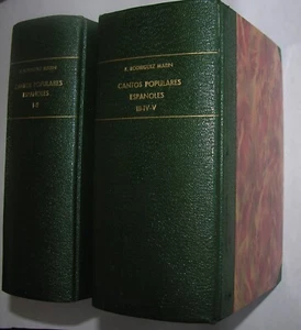 Cantos Populares Españoles. Rodriguez Marin. Complet Sevilla 1882-1883 - Picture 1 of 9