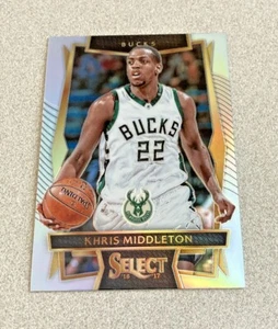 2016-17 Panini Select Silver Prizm #45 Khris Middleton Bucks - Picture 1 of 2