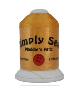 1100 Yards Marigold Polyester Embroidery Sewing Thread. FREE SHIPPING to US - Picture 1 of 1
