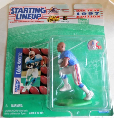Figura deportiva Eddie George Houston Oilers 1997 alineación inicial Foto 1 de 3
