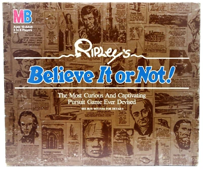 Vintage MB Ripley's Believe It or Not! Board Game & Facts-Pack Edition I Cards - Image 1 of 4