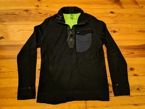 MA.STRUM HERREN SCHWARZ REISSVERSCHLUSS AUSSCHNITT SWEATSHIRT PULLOVER OBERTEIL SEHR GUTER ZUSTAND GRÖSSE L - Bild 1 von 8