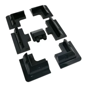 Set of 6 Brackets + Cable Gland, for Solar Panel install on Boat Caravan roofs - Picture 1 of 2