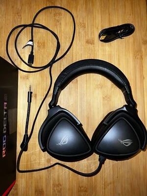 ASUS ROG Delta S Cuffia Gaming USB-C, Illuminazione RGB, Microfono Con Cancellaz - Immagine 1 di 4