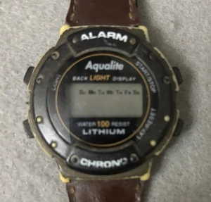 Battle Tested Classic Aqualite Chron Lithium Alarm Watch With Original Band - Picture 1 of 4