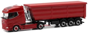 Herpa LKW DAF XG+ Stahlrundmulden-Sz rot - Bild 1 von 1
