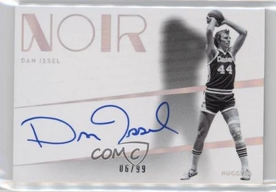 Panini Noir Shadow Signatures 2019-20/99 Dan Issel #SHS-DIS Auto Salón de la fama Foto 1 de 2