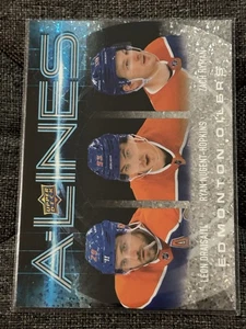 2024-25 Upper Deck Series 1 A-Lines #AL-12 Draisaitl Nugent-Hopkins Blue Sparkle - Bild 1 von 1
