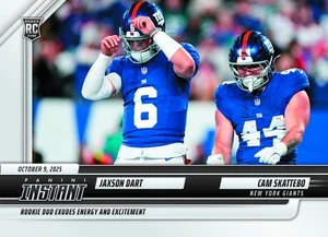 Jaxson Dart/Cam Skattebo RC - 2025 Panini Instant NFL #139 New York Giants PRESA - Bild 1 von 2