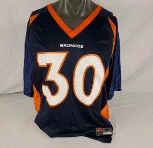 Vtg Nike Terrell Davis Denver Broncos Jersey Medium Vintage - Picture 1 of 9